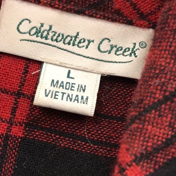 Coldwater Creek buffalo plaid boxy jacket - Picture 5 of 7